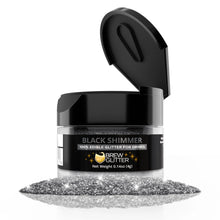 Load image into Gallery viewer, Brew Glitter Black Shimmer 4g