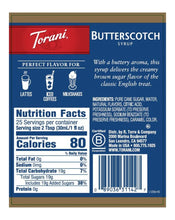 Load image into Gallery viewer, Torani Syrup Butterscotch 750ml
