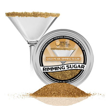 Load image into Gallery viewer, Gold Pearl Cocktail Rimming Sugar