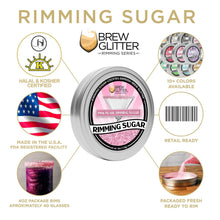 Load image into Gallery viewer, Pink Pearl Cocktail Rimming Sugar