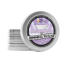 Load image into Gallery viewer, Purple Pearl Cocktail Rimming Sugar