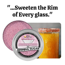 Load image into Gallery viewer, Rose Gold Pearl Cocktail Rimming Sugar