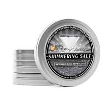 Load image into Gallery viewer, Shimmering Black Cocktail Rimming Salt