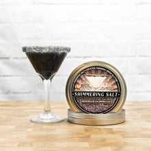 Load image into Gallery viewer, Shimmering Black Cocktail Rimming Salt
