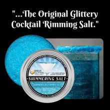 Load image into Gallery viewer, Shimmering Blue Cocktail Rimming Salt