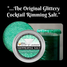 Load image into Gallery viewer, Shimmering Green Cocktail Rimming Salt