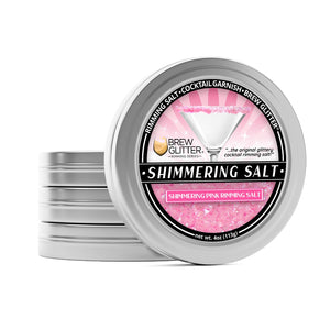 Shimmering Pink Cocktail Rimming Salt