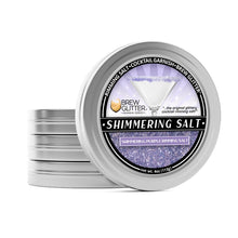 Load image into Gallery viewer, Shimmering Purple Cocktail Rimming Salt