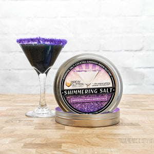 Shimmering Purple Cocktail Rimming Salt