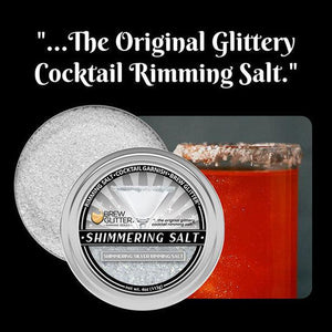 Shimmering White Cocktail Rimming Salt