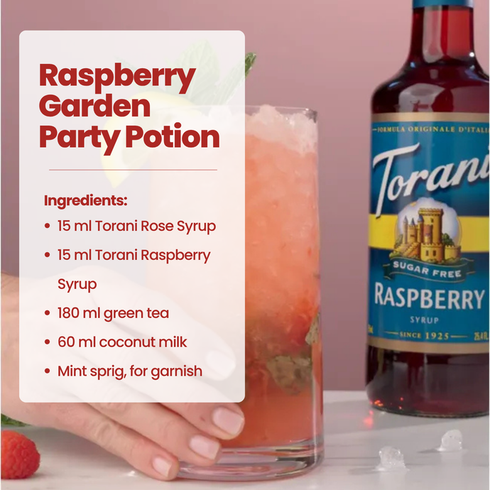 Raspberry Garden Party Potion: A Floral Twist on Tea