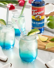 Load image into Gallery viewer, Torani Blue Curacao Syrup 750ml
