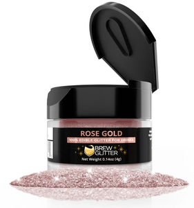 Brew Glitter Rose Gold 4g