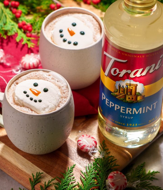 Peppermint Hot Chocolate: A rich, cosy Christmas classic.