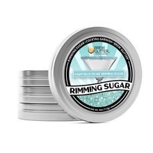 Load image into Gallery viewer, Light Blue Pearl Cocktail Rimming Sugar
