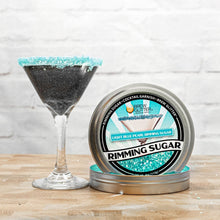 Load image into Gallery viewer, Light Blue Pearl Cocktail Rimming Sugar
