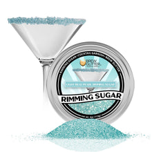 Load image into Gallery viewer, Light Blue Pearl Cocktail Rimming Sugar
