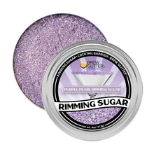 Load image into Gallery viewer, Purple Pearl Cocktail Rimming Sugar
