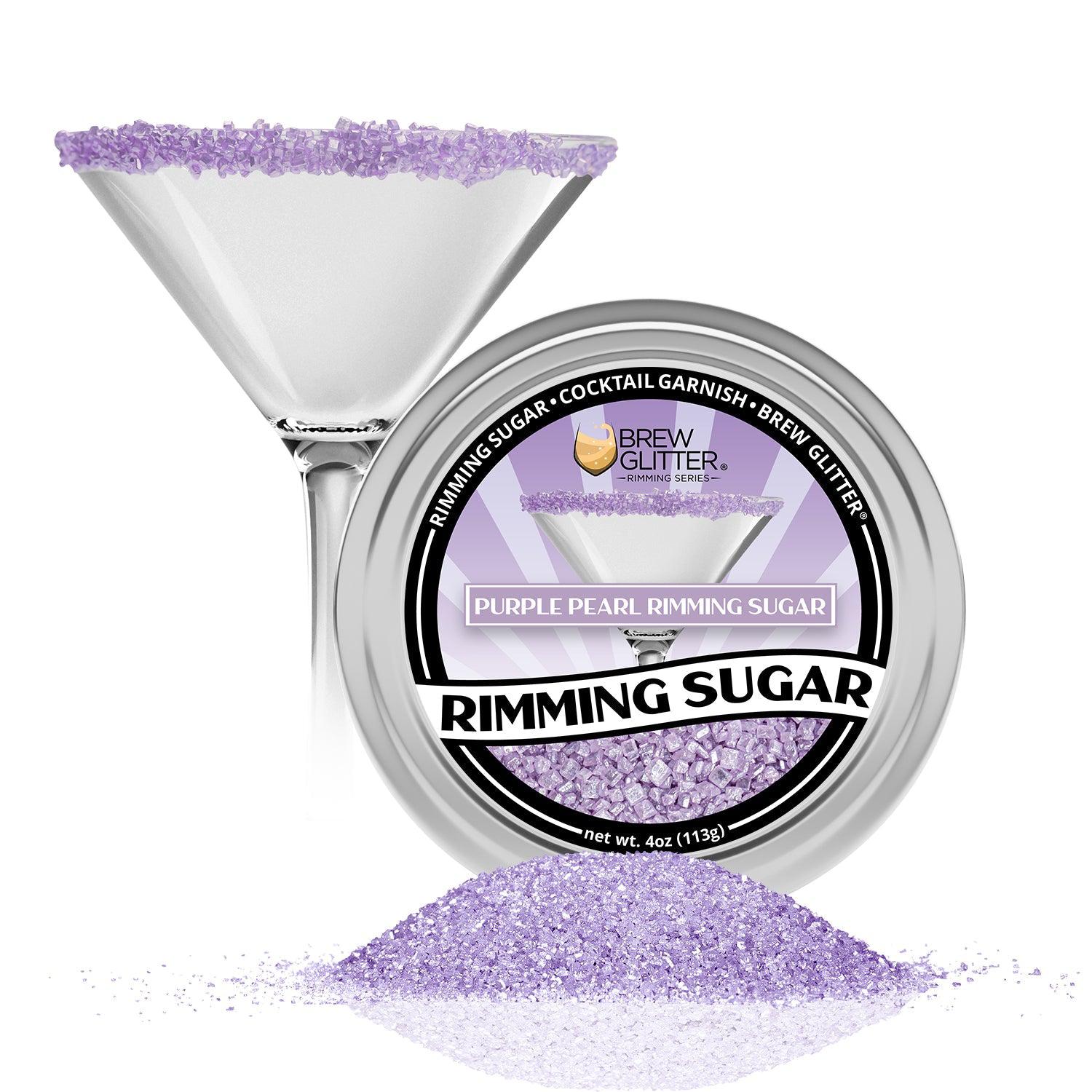 Purple Pearl Cocktail Rimming Sugar