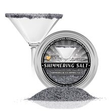 Load image into Gallery viewer, Shimmering Black Cocktail Rimming Salt
