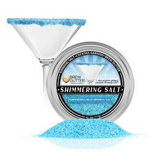 Load image into Gallery viewer, Shimmering Blue Cocktail Rimming Salt
