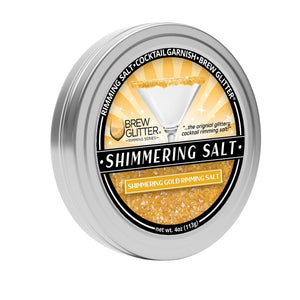 Shimmering Gold Cocktail Rimming Salt