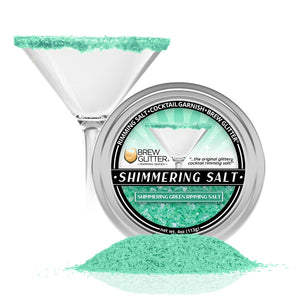 Shimmering Green Cocktail Rimming Salt