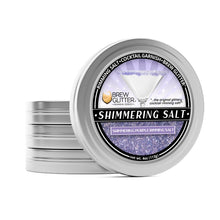 Load image into Gallery viewer, Shimmering Purple Cocktail Rimming Salt
