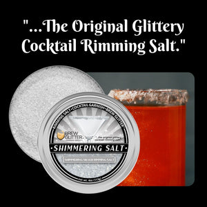 Shimmering Silver Cocktail Rimming Salt