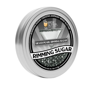 Silver Pearl Cocktail Rimming Sugar