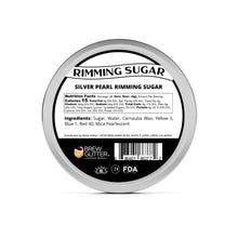 Load image into Gallery viewer, Silver Pearl Cocktail Rimming Sugar
