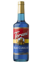 Load image into Gallery viewer, Torani Blue Curacao Syrup 750ml
