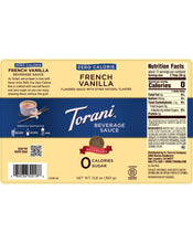 Load image into Gallery viewer, Torani French Vanilla Beverage Sauce
