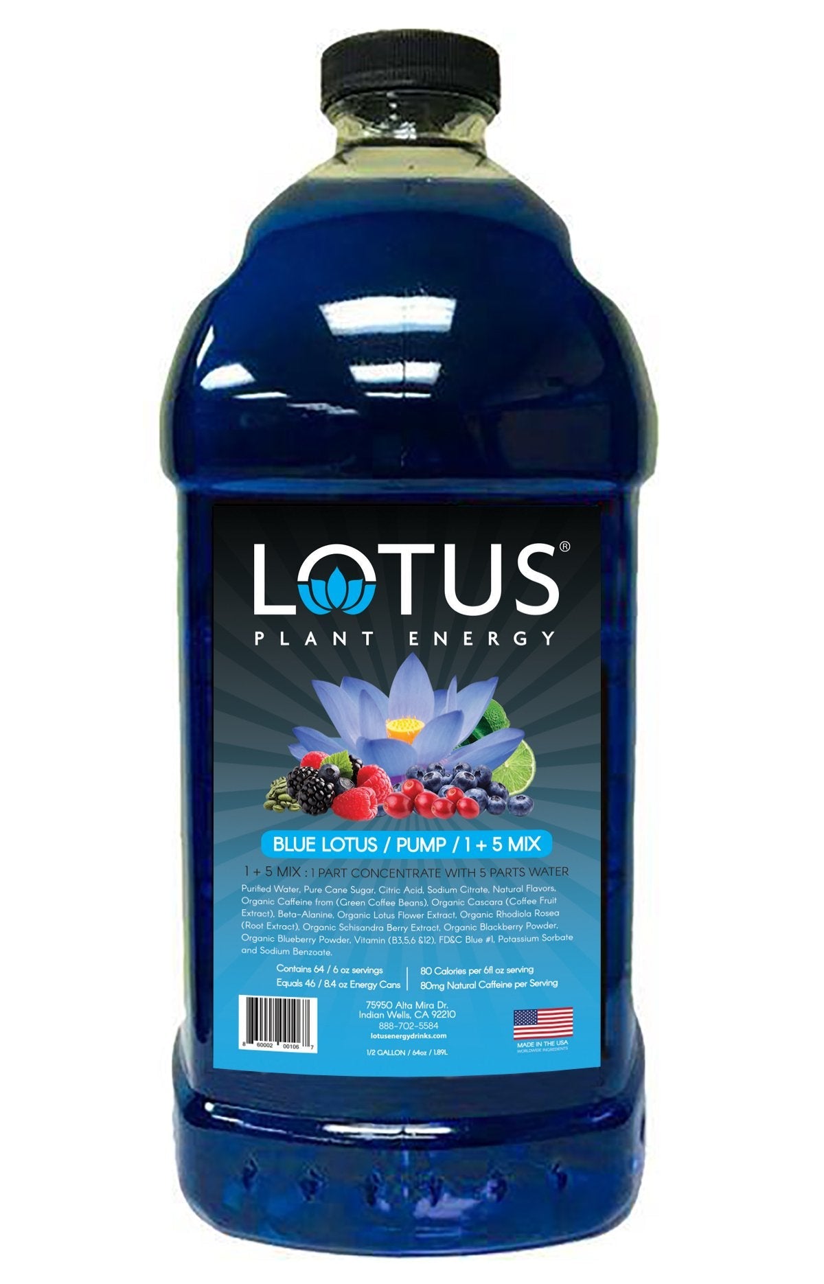 Blue Lotus Energy Concentrate - 1.89L