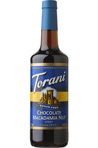 Torani Sugar Free Syrup Chocolate Macadamia Nut 750ml