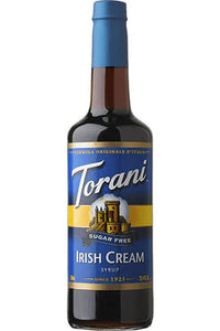 Torani Sugar Free Syrup Irish Cream 750ml
