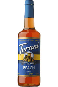 Torani Sugar Free Syrup Peach 750ml