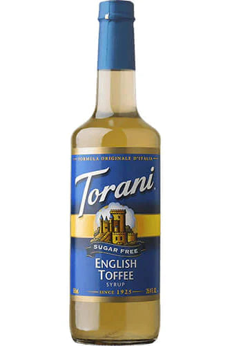Torani Sugar Free Syrup English Toffee 750ml